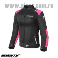 Geaca (jacheta) femei Racing vara Seventy model SD-JR54 culoare: negru/roz – marime: M